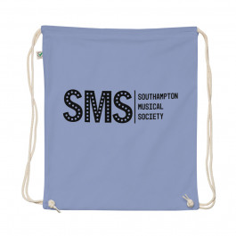 SMS Logo Light Organic Drawstring Bag