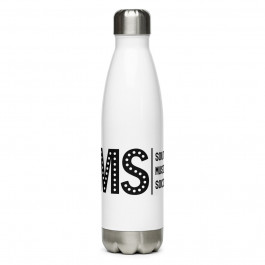SMS Logo Stainless Steel Water Bottle